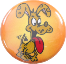 Süsser Hund Button